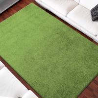 Egyszínű zöld színű szőnyeg Szélessé 120 cm | Hossz: 170 cm