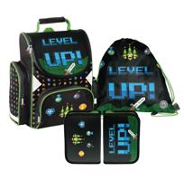 3-részes iskolai készlet fiúknak LEVEL UP !