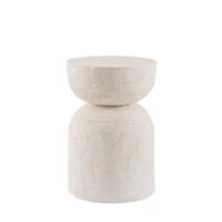 ALBIN törtfehér polirezin dohányzóasztal