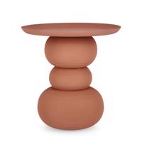 ALPA terrakotta acél dohányzóasztal