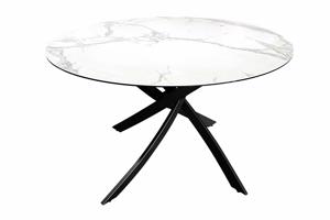 ALPINE fehér kerámia étkezőasztal 120cm