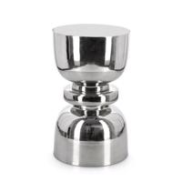 ANIMESH ezüst acél dohányzóasztal