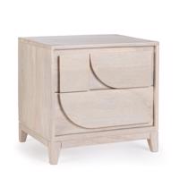 ARCHITA bézs fa éjjeliszekrény