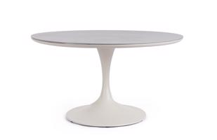 ARNOLD bézs szinterezett kő étkezőasztal 120cm