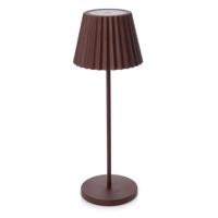 ARTIKA bordó fém asztali kerti lámpa