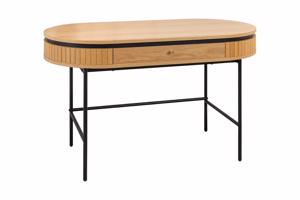 ATELIER barna tölgyfa furnér íróasztal 120 cm