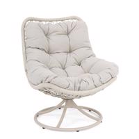 AZORES fehér acél kerti fotel