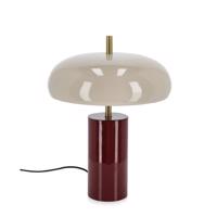 BANKERS ezüst fém asztali lámpa