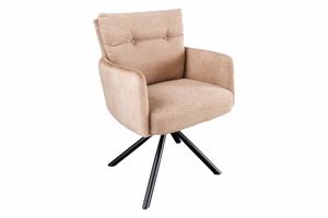 BIG GEORGE bézs szövet forgószék