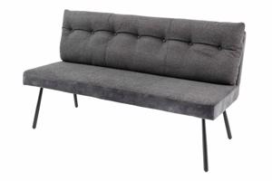 BIG GEORGE fekete szövet ülőpad