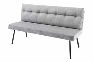 BIG GEORGE szürke szövet ülőpad