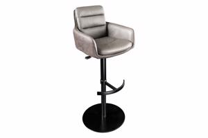 BIG GEORGE taupe bőr bárszék