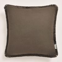 BOCA CHICA Barna díszpárnahuzat rojtokkal 40 x 40 cm  | Szélessé 40 cm | Hosszúsá 40 cm