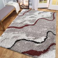 Bolyhos szőnyeg természetes színekben, mintával Szélessé 80 cm | Hossz: 150 cm