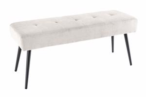 BOUTIQUE bézs kord ülőpad