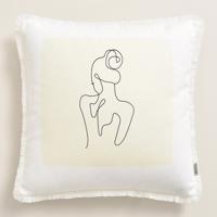 BOUTIQUE Dizájnos pamut díszpárnahuzat 45 x 45 cm  | Szélessé 45 cm | Hosszúsá 45 cm