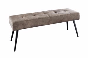 BOUTIQUE taupe mikroszálas ülőpad 100cm