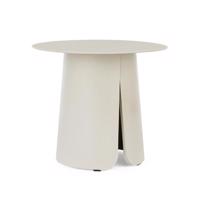 BRYAN bézs alumínium dohányzóasztal