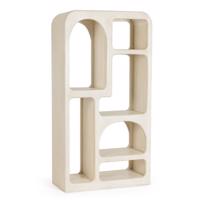CAIRO bézs fa könyvespolc