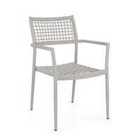 CALETA ezüst alumínium szék