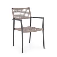 CALETA szürke alumínium szék