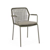 CANAR szürke acél kerti szék