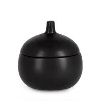 CANISTER fekete kerámia gyertya