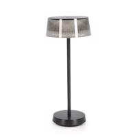 CARAL szürke polikarbonát asztali kerti lámpa