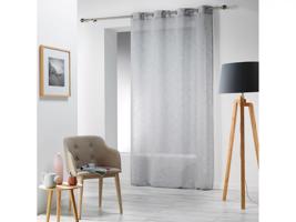 CARLIN Szürke sötétítő függöny fémkarikákkal 140 x 240 cm-es