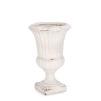 CASSIOPEA fehér műgyanta váza