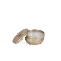 CLAMP taupe fém gyertya