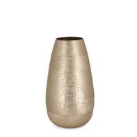 CLAMP taupe fém váza