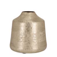 CLAMP taupe fém váza