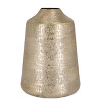 CLAMP taupe fém váza