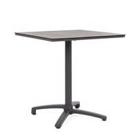 CLARET ezüst alumínium étkezőasztal