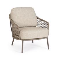 CORBETA bézs acél fotel