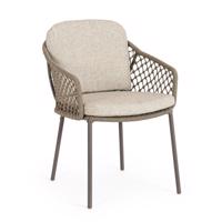 CORBETA bézs acél szék