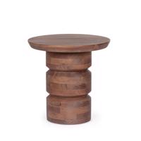 CORTEZ barna mangófa dohányzóasztal