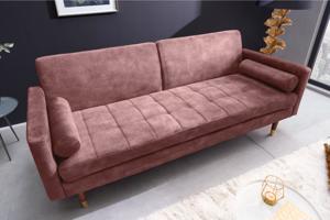 COUTURE kanapéágy rózsaszín 195cm