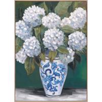 CROWN kék vászon festmény