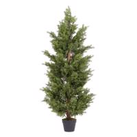 CYPRESS sárga műanyag művirág