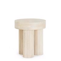 DACCA bézs fa dohányzóasztal