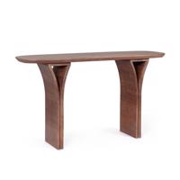 DALTON piros mangófa konzolasztal