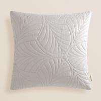 Dekoratív díszpárnahuzat világosszürke  | Szélessé 45 cm | Hosszúsá 45 cm