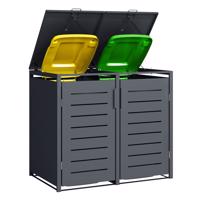 Dupla fedél a 240 literes hulladékgyűjtőhöz - antracit színű