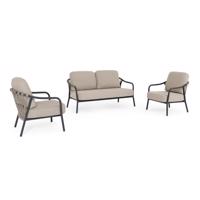 EDVIGE ezüst alumínium kerti garnitúra