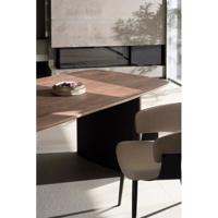 ELSWICK szürke fa étkezőasztal