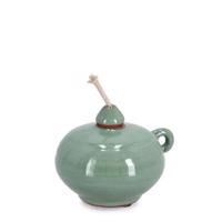 ESMA zöld terracotta dísztárgy