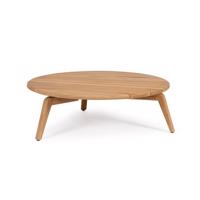 EULARIA bézs tikfa dohányzóasztal