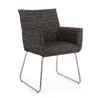 EVELYN szürke szövet szék